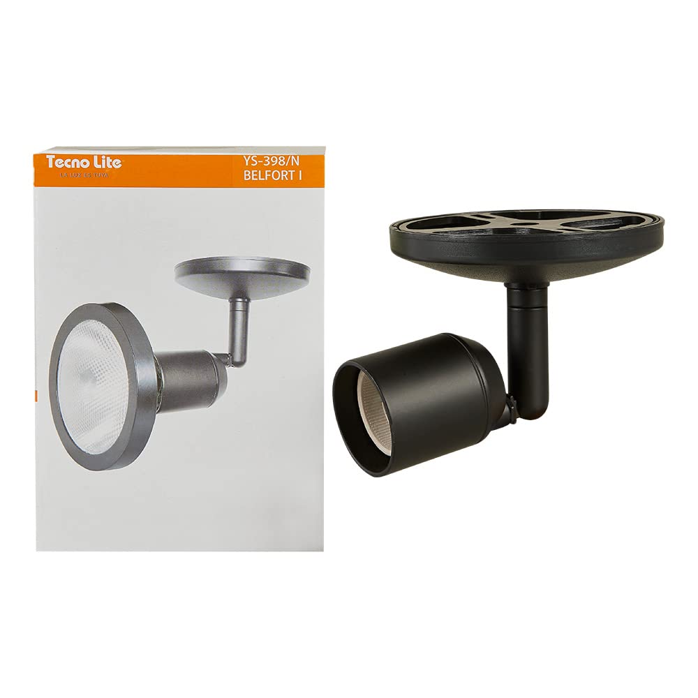 Tecnolite Lámpara Spot Dirigible de Sobreponer, Potencia Máx. 75 W, Base E27, Foco PAR30 no incluido