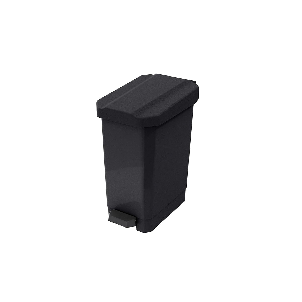Papelera de 10L con Pedal, Tapa y Plástico Resistente – Compacta y Práctica para Baño, Oficina y Espacios Pequeños