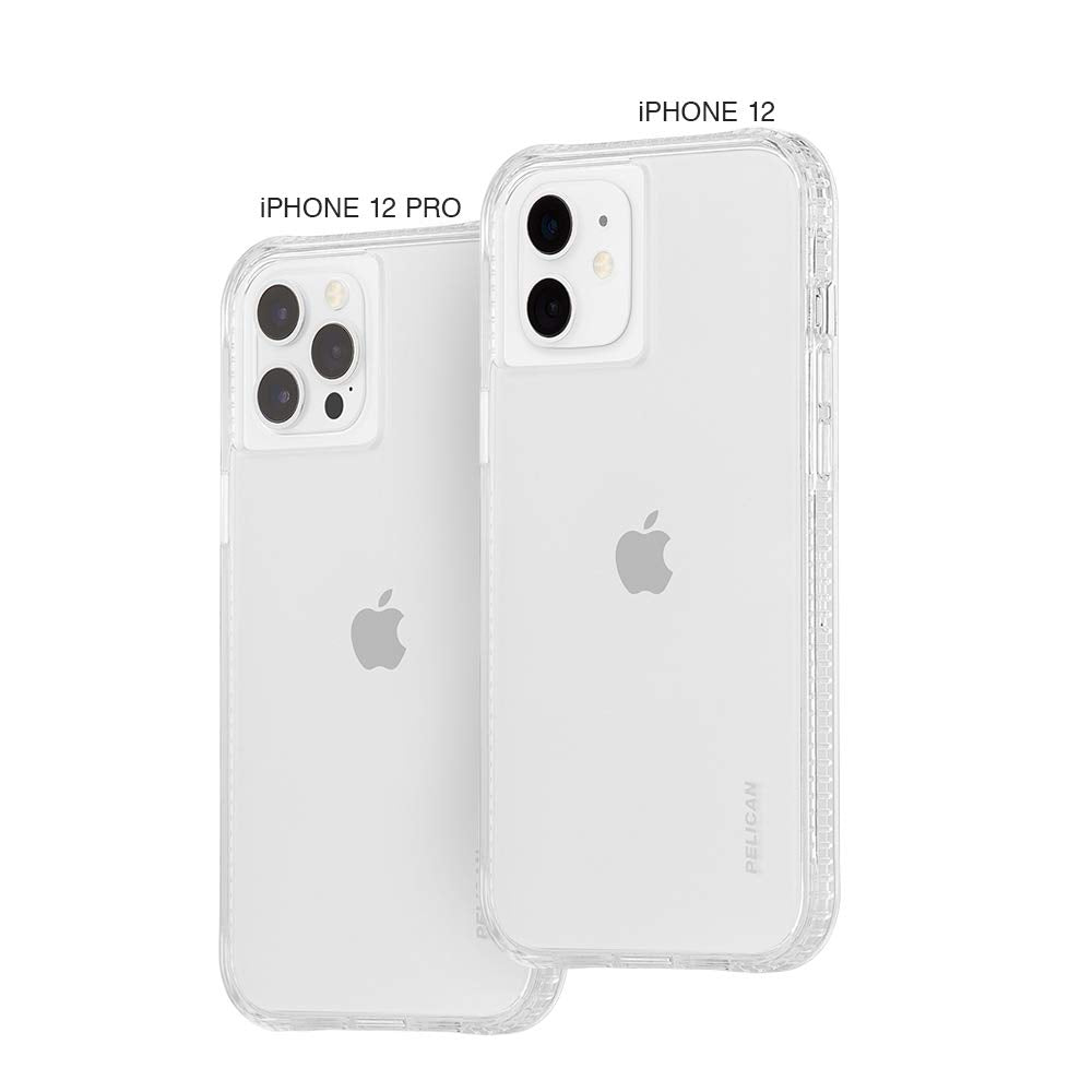 Pelican - Ranger Series - Case for Iphone 12 and Iphone 12 Pro (5G) - 15 Ft Drop Protection - 6.1 Inch - Clear