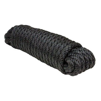 Extreme Max Cuerda de Utilidad Multiusos Trenzada, Rojo/Blanco, 3/8 in x 100 ft 3008.0022 - 3 - 8" x 100' - Negro