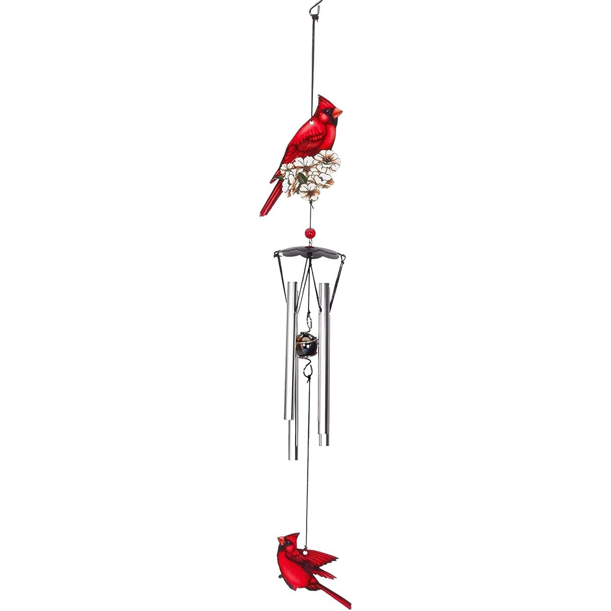Spoontiques Campanas de latón, Cardenal, Design Bird