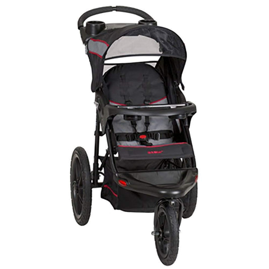Baby Trend Range Carriola Jogger para Todo Terreno con Rueda Frontal Giratoria con Seguro, Toldo Ajustable, Asiento Reclinable Acolchado, Millennium