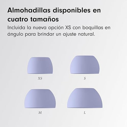 Beats Solo Buds - Audífonos inalámbricos Bluetooth 12 Horas de Compatibilidad con Apple y Android Micrófono Integrado, Morado ártico