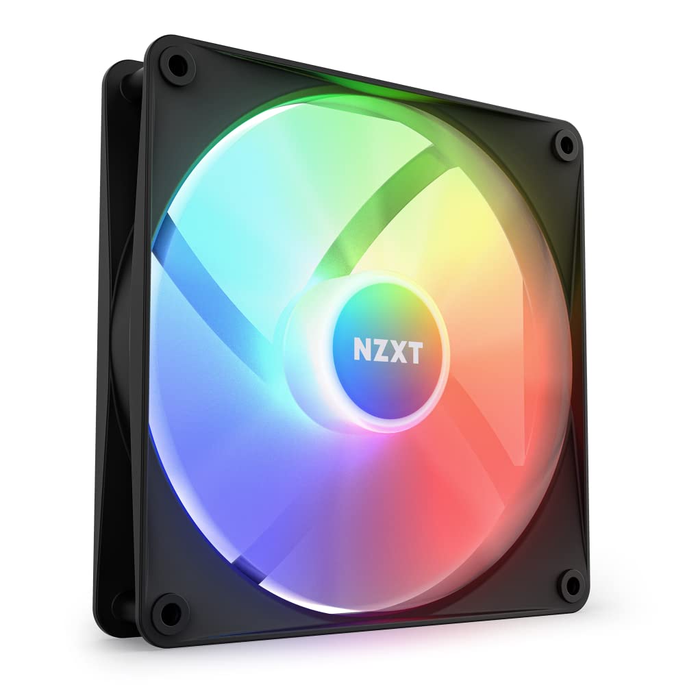 NZXT F120 RGB Core Ventilador RGB Aspas Translúcidas - 140mm - Marco único - Negro