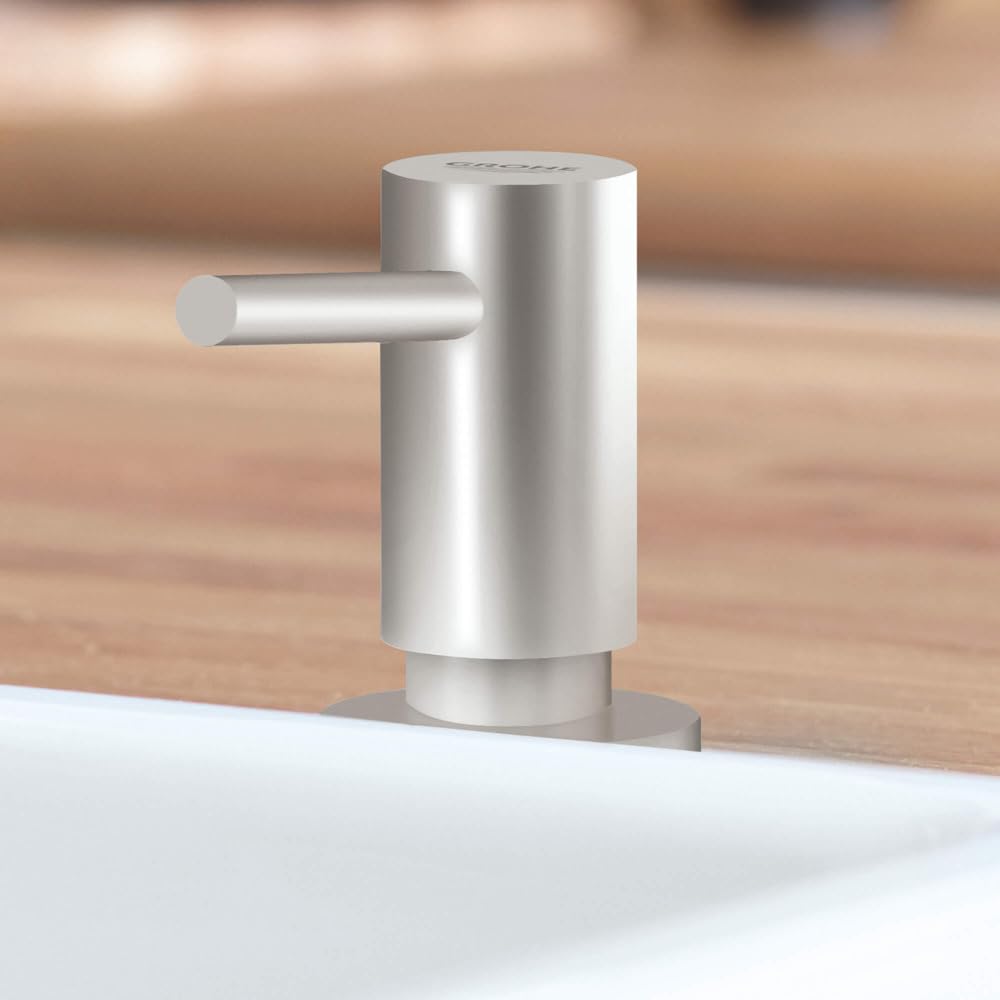 Grohe Cosmopolitan Bathroom Soap Dispenser Finish: Supersteel