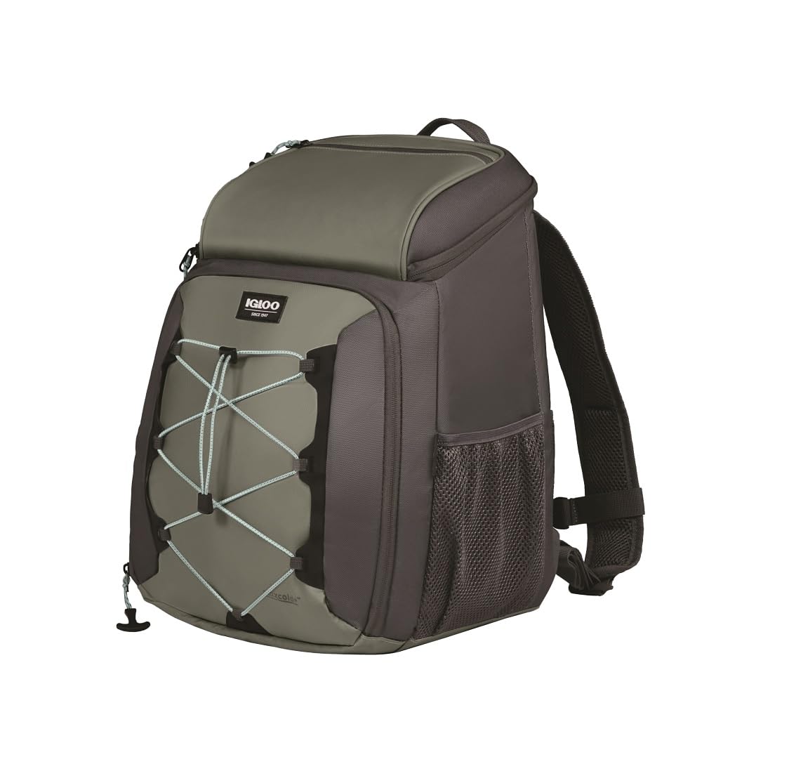 IGLOO Bolsa de Transporte Grande para 30 latas, portátil, aislada, Suave, Bolsa de Transporte - Gris-oscuro