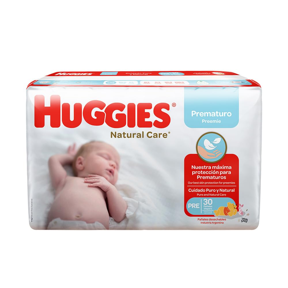 Huggies Prematuro, Unisex, 30 pañales