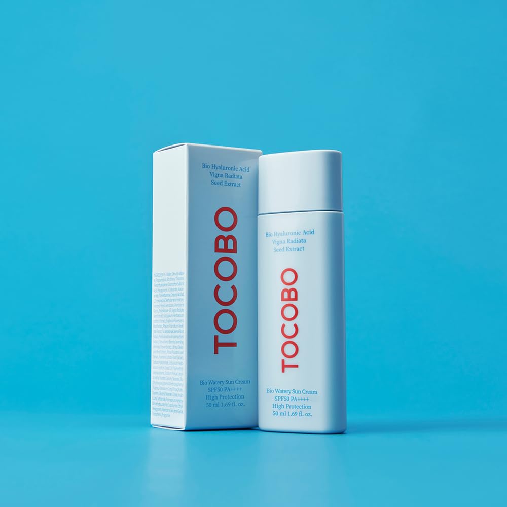 TOCOBO Bio Watery Sun Cream SPF50+ PA++++ 50 ml Protector Solar Facial Vegano e Hidratante