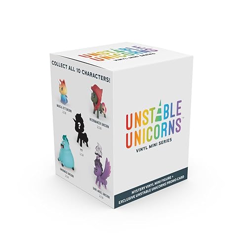 TeeTurtle Unicornios inestables: Mini Caja de Vinilo para ciegas