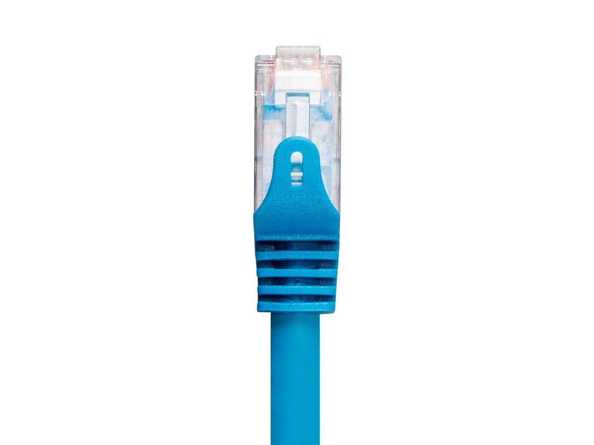 Monoprice Cat6 Ethernet Patch Cable - 35 feet - Blue | Snagless, RJ45, 550Mhz, UTP, CMP, Plenum, Pure Bare Copper Wire, 23AWG - Entegrade Series