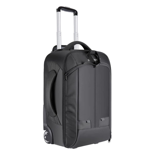 Neewer 2-in-1 Convertible Wheeled Camera Backpack Luggage Trolley Case with Double Bar, Anti-shock Detachable Padded Compartment for SLR/DSLR Cameras, Tripod, Lens and Other Accessories (Black/Grey)