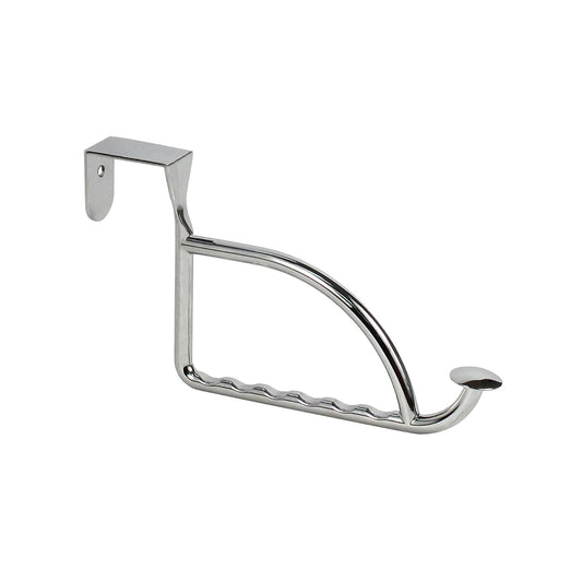 Spectrum Diversified Designs - Soporte y gancho, extensor sobre la puerta, recámara y lavadero, estante de secado para colgar ropa, chapado en cromo