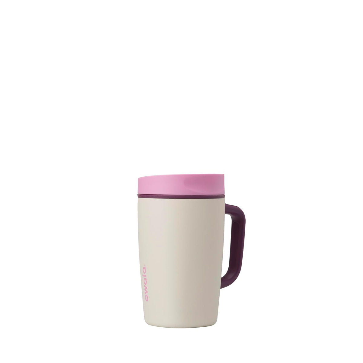 Owala Vaso Térmico SmoothSip Slider para Café, Acero Inoxidable - Classic - 12-Ounce - Recreo de Dia