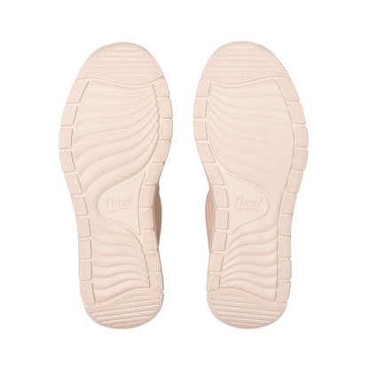 Flexi Tenis Confort de Piel para Mujer con Cordones elásticos 130201