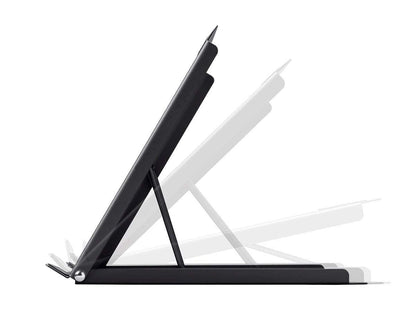Monoprice Adjustable Folding Laptop Stand - Steel Ideal For Work, Home, Office Laptops - Workstream Collection