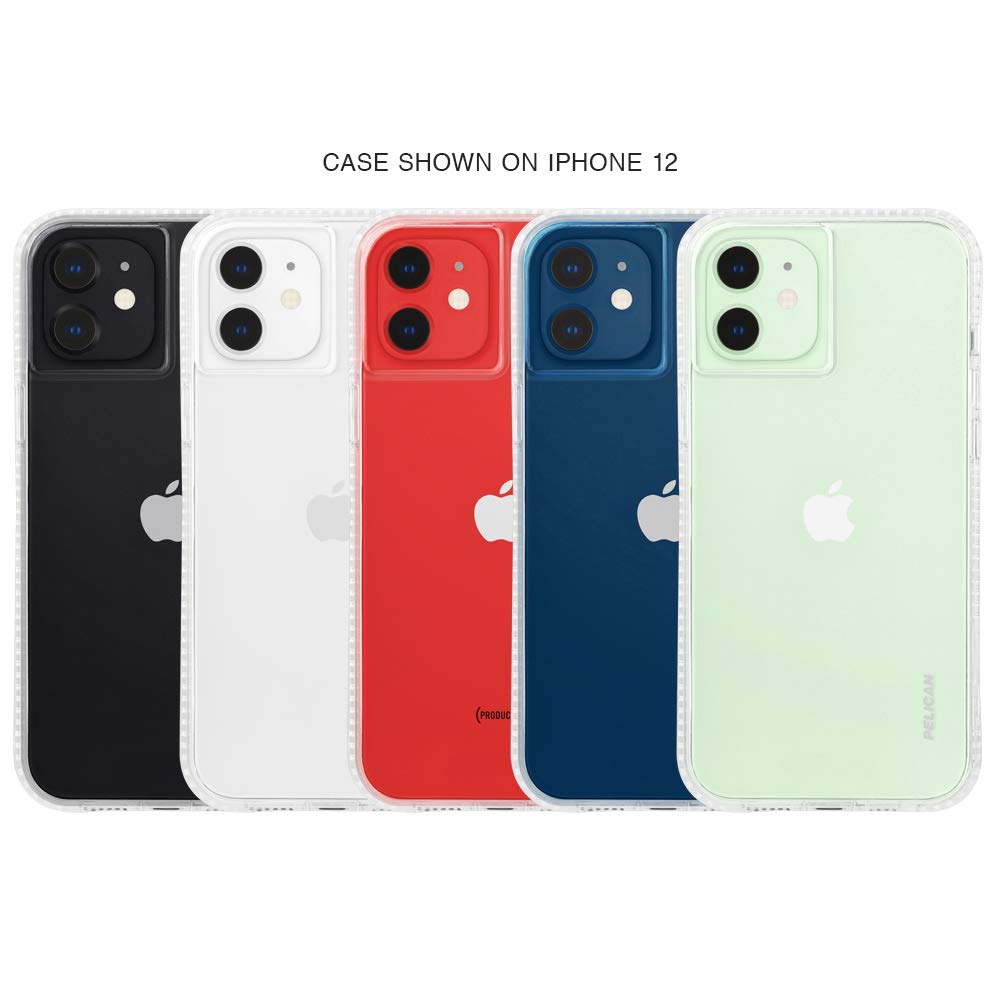 Pelican - Ranger Series - Case for Iphone 12 and Iphone 12 Pro (5G) - 15 Ft Drop Protection - 6.1 Inch - Clear