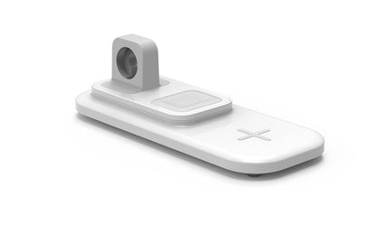 QuikCell Trio 3 in 1 Wireless Charging Pad - White