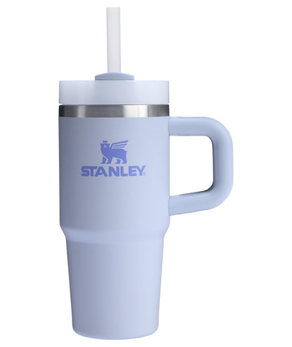 Stanley Vaso con Asa y Popote, 40 oz, Tapa FlowState, Azul - 14 oz - Gota de rocío
