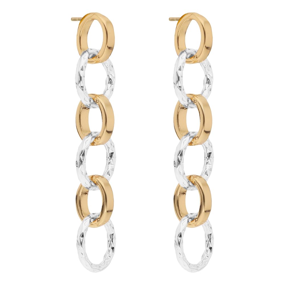Nine West Aretes Dorado Circular | Para mujer, pequeño, 1 par