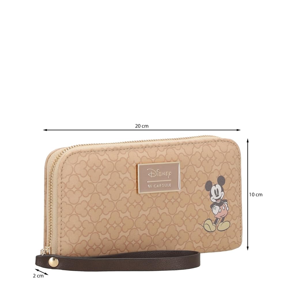 W Capsule Mickey Cartera para Mujer Café HBDONNER38CW