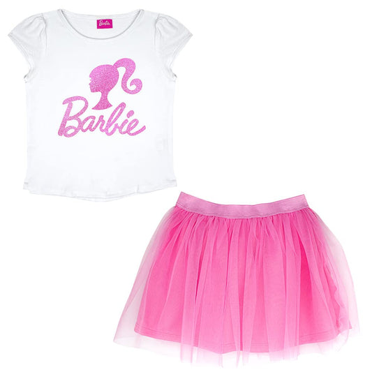 Conjunto Falda + Top Barbie Coleta