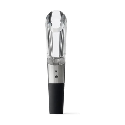 Rabbit W6127 Super (acero inoxidable, negro, transparente) Aireador de vino y vertedor