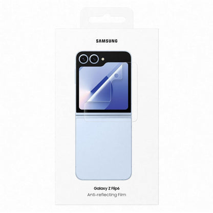 Samsung Funda Flap Piel Vegana para Galaxy Flip6 - Screen protector - Transparente
