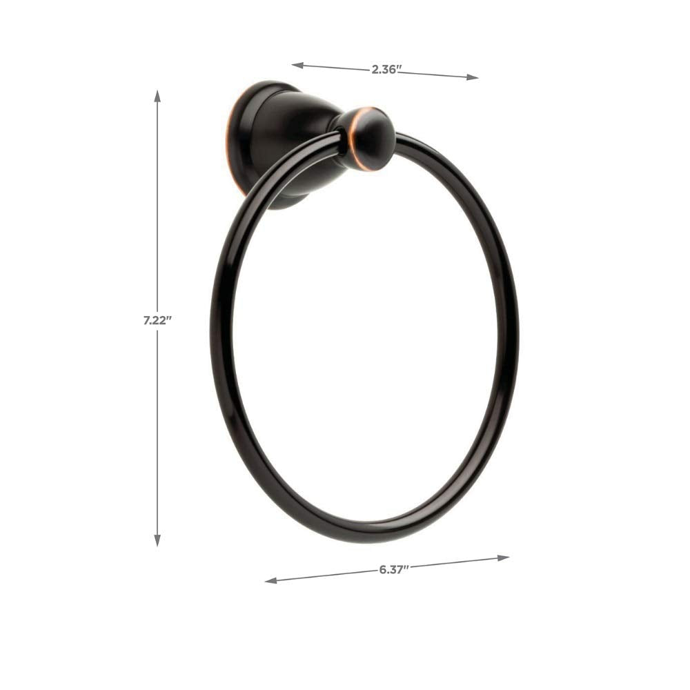 Franklin Brass Kinla Juego de accesorios para baño y barra para toallas, 5 piezas, Kit de 5 piezas, Bronce Aceitado Delta