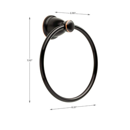 Franklin Brass Kinla Juego de accesorios para baño y barra para toallas, 5 piezas, Kit de 5 piezas, Bronce Aceitado Delta