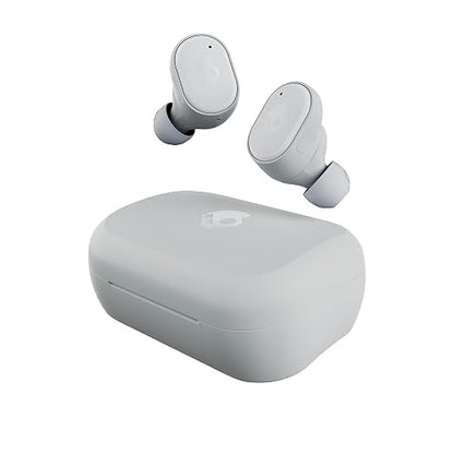 Skullcandy Audífonos Grind In-Ear Inalámbricos, 40 Horas de batería, Skull-iQ, Habilitados para Alexa, Micrófono, Compatibles con iPhone Android y Dispositivos Bluetooth, Gris