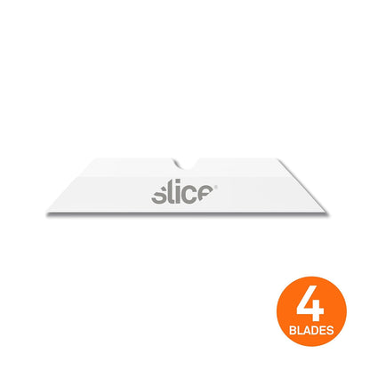 Slice 10408 - Hoja de repuesto, cerámica, apta para dedos, punta puntiaguda para cortes intrincados y materiales finos, dura 11 veces más que el metal