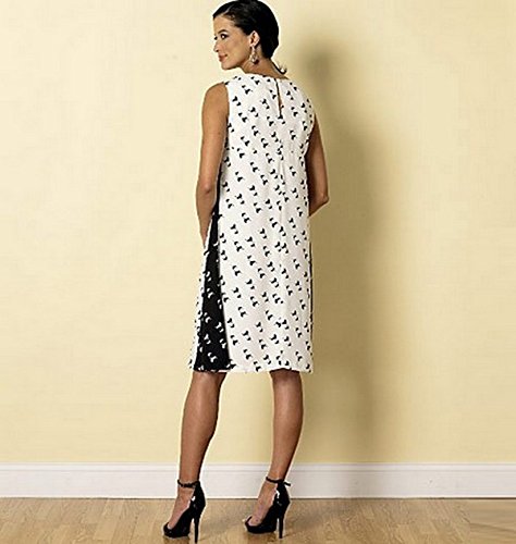 BUTTERICK PATTERNS B6317 - Vestidos de Mujer con Cuello en V, Talla E5 (14-16-18-20-22)