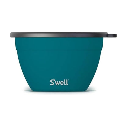 S'well Juego de Ensaladas de Acero Inoxidable 64 oz - 64 oz - Azul eléctrico - Sólido