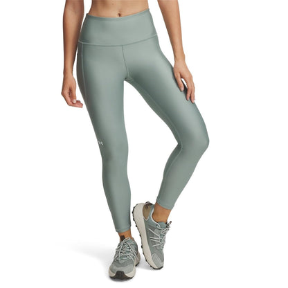 Under Armour Heatgear Leggings de Cintura Alta Mujer - (349) Sílice Green - White - CH