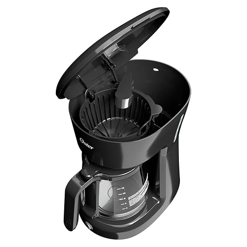 Tostador de Pan T-Fal TT330DMX Ultra Toaster Compacto Inox para dos panes con 6 niveles de temperatura de 700W y acero inoxidable + Cafetera de 12 tazas Oster® negra sistema de switch BVSTDCS12B013