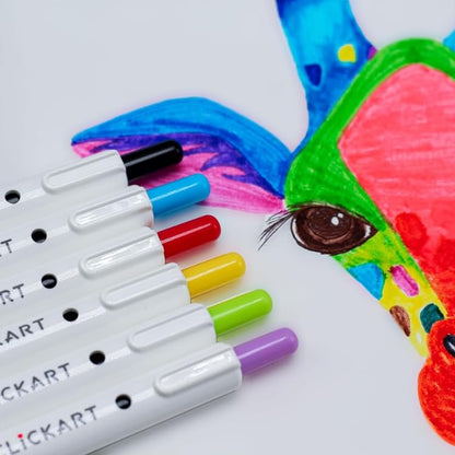 Zebra Marcador Retráctil Clickart 24 Piezas Tinta Anti-secado Punto Fino (VIVID)