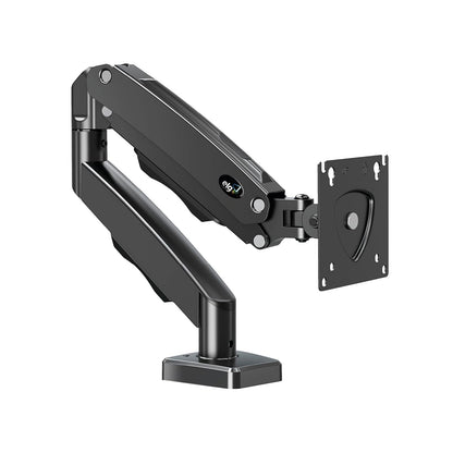 ELG Soporte de Escritorio para Monitor con Pistón de Gas, Brazo Articulado con Giro, Inclinación y Rotación 360°, para Pantallas de 17 a 35 Pulgadas de 2 a 9 kg, VESA 75x75 y 100x100 mm, Negro