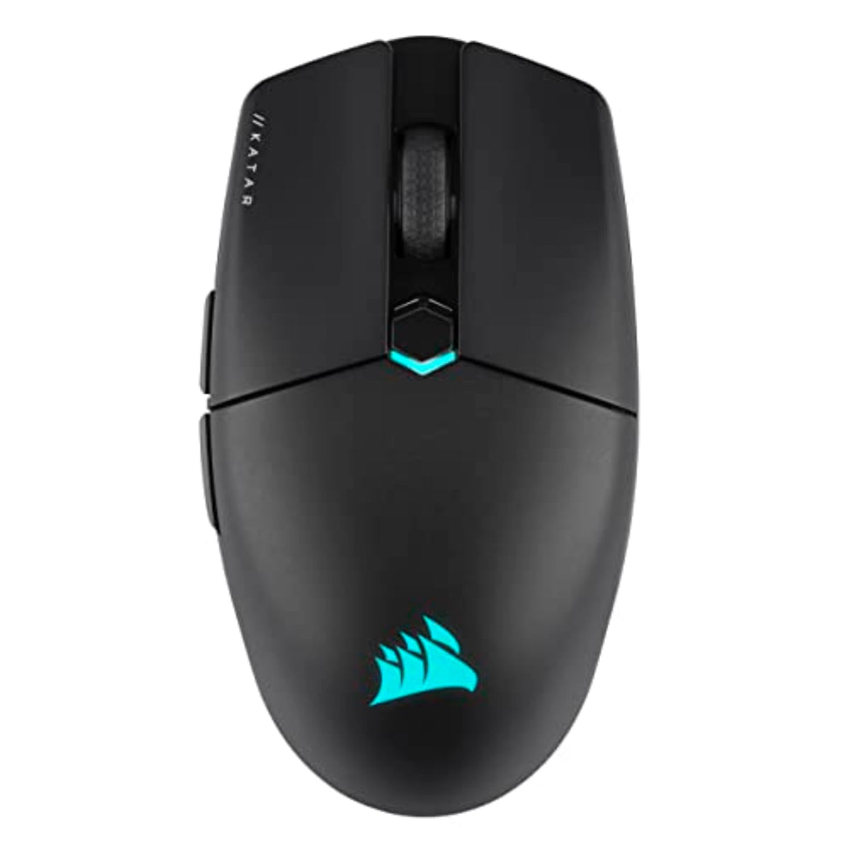 Corsair KATAR Elite Wireless Ratón Ultraligero para Juegos FPS - 26,000 dpi - Forma Simétrica Compacta - hasta 110 Horas de Batería - Compatible con iCUE - PC, PS5, PS4, Xbox - Negro