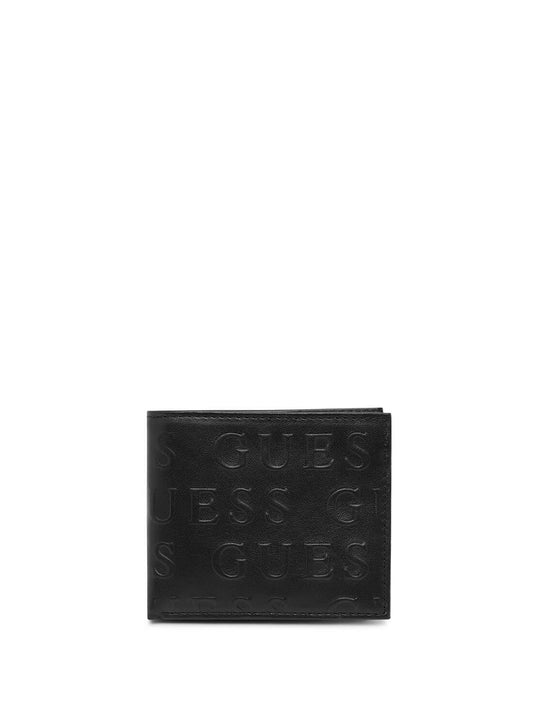 GUESS Glenoaks Rfid Passcase, Cartera Hombre, Negro (Black), OS