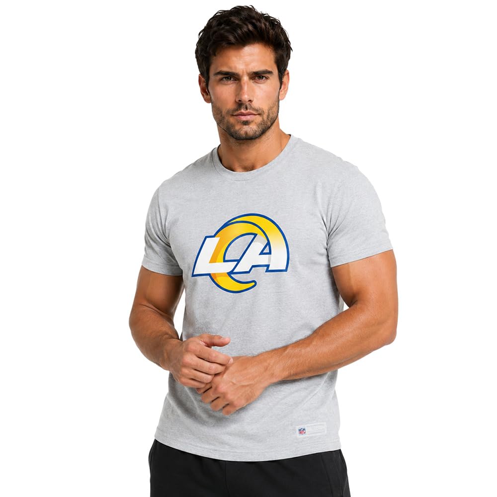 NFL Playera Aficionado Básica Los Angeles RAMS - XL - Jaspe