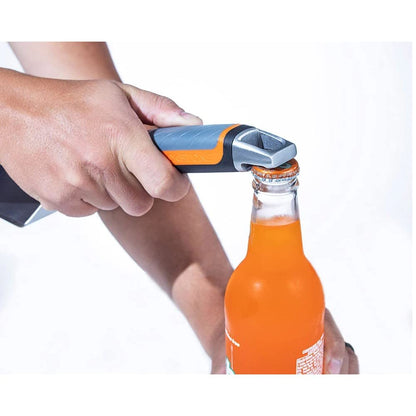 Signature Series Espátula de Acero Inoxidable 5195 | 41.91 cm x 7.62 cm, mango de goma ergonómico antideslizante, resistente al calor, abrebotellas integrado