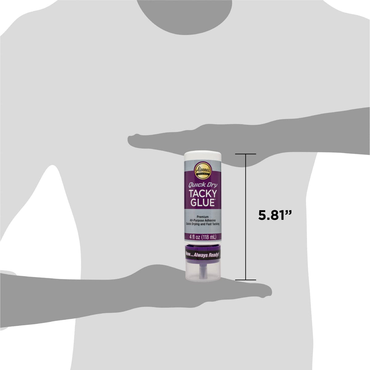 Aleene's 33147, Adhesivo de Secado rápido Tacky Always Ready, 118.29 ml