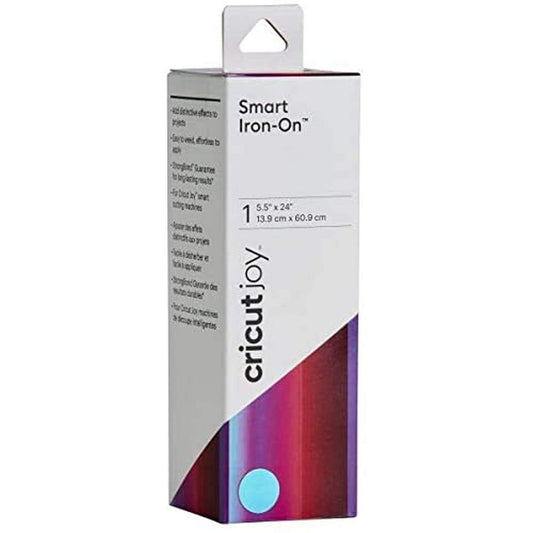 Cricut Smart Iron On (5.5 x 24 Pulgadas, Dalia holográfica) para máquina Joy - Corte sin Mate para Formas de hasta 4 pies y Cortes repetidos de hasta 20 pies