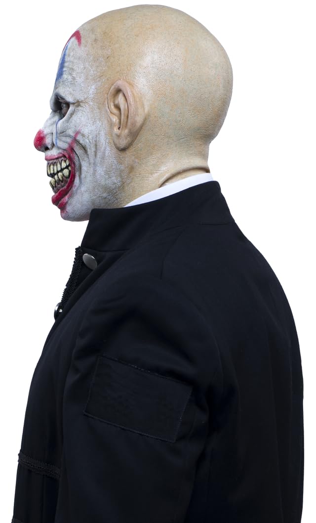 Joker Clown, Máscara de Payaso Asesino, Máskaras de Jester Killer Clown Ideal para Halloween y Fiestas de Disfraces