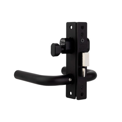 Phillips Cerradura Modelo Slim 570 Manija Redonda Para Puerta De Aluminio Negro