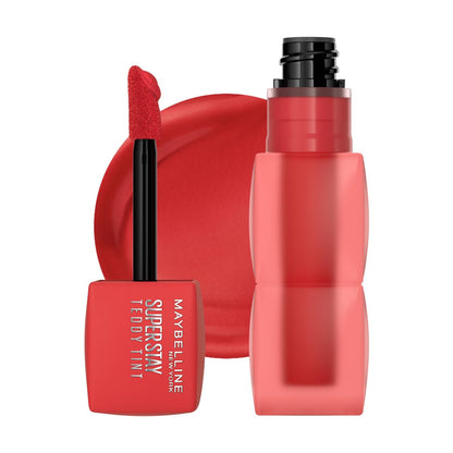 Maybelline Super Stay Teddy Tint Tinta para Labios Mate, 5 ml - Tono Coquettish