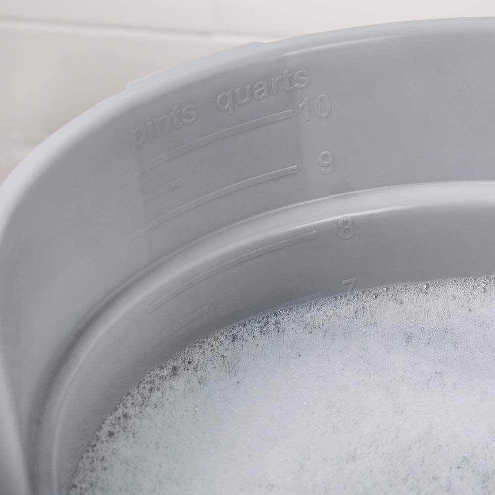 Rubbermaid Commercial Products Brute cubeta Redondo de 14 Cuartos de galón, construcción Resistente para limpiadores Profesionales/de Limpieza