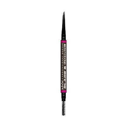 NYX Professional Makeup Blade Shade Brow Pencil Tono Ash Brown (gris obscuro), 0.06gr - Lápiz de ceja de dos puntas, resistente a desvanecimientos y transferencias, dura hasta 16H, fórmula vegana
