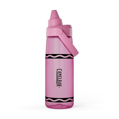 CamelBak Crayola Chug Tritan Renew Botella de agua de flamenco rosa, 25 onzas