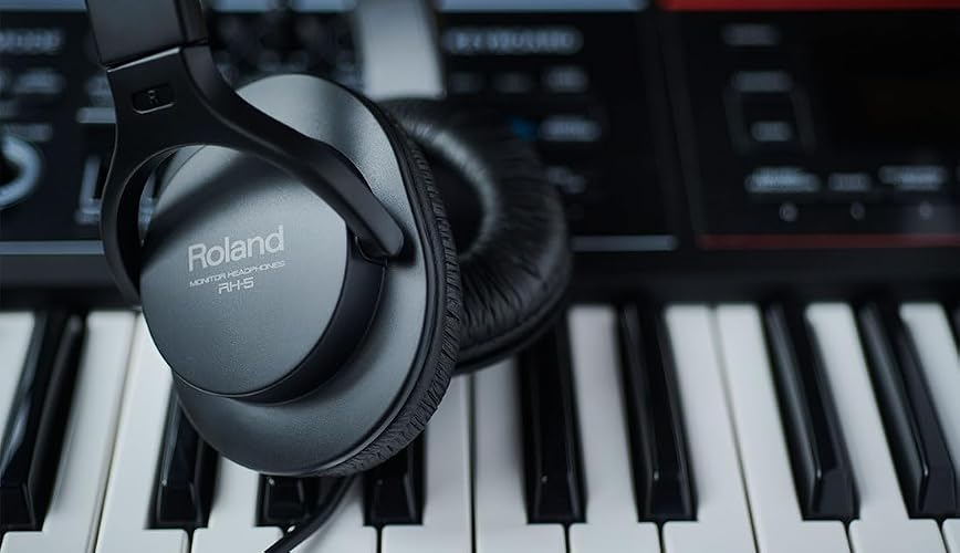 Roland RH-5 Negro Supraaural Diadema Audífono - Audífonos (Supraaural, Diadema, 10-22000 Hz, 1000 MW, 92 Db, 32 Ohmio)